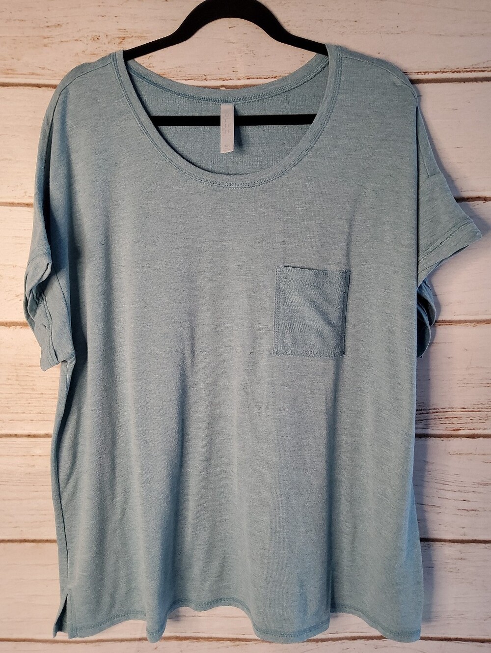 Cacique Sleepwear Sky Blue Short Sleeve Tee